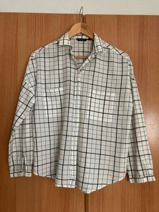 REBAJAS Camisa Massimo Dutti  blanco y negro