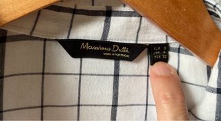 REBAJAS Camisa Massimo Dutti  blanco y negro