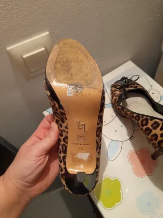 Zapatos tacón La Touche leopardo