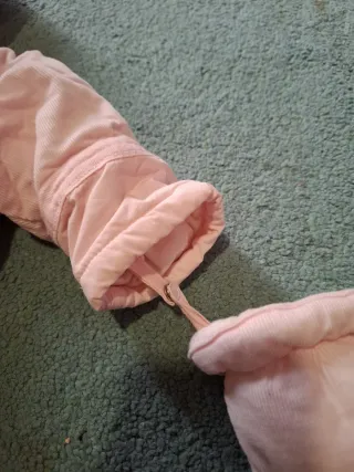 Chaqueta bebé invierno rosa