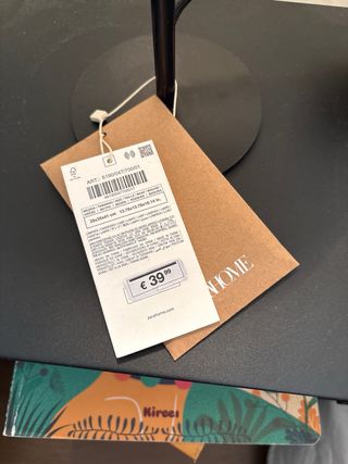 Lámpara de mesa Zara Home marrón