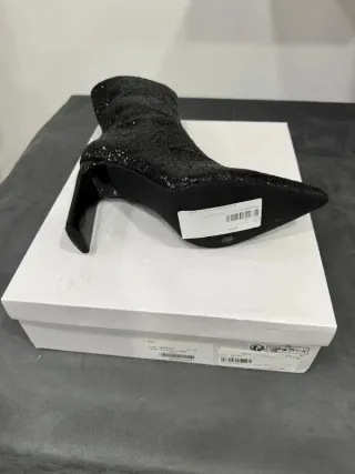 Stivali Faina neri glitter donna NUOVI