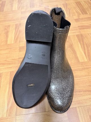 Botas de Agua Glitter Talla 39