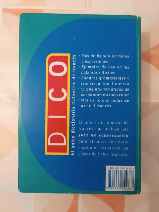 Dico: diccionario didáctico de francés : francé...