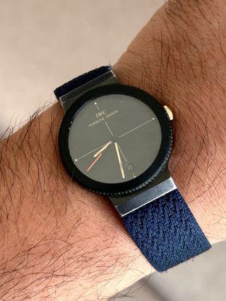 IWC Porsche Design 3330 Orologio Nero e Blu