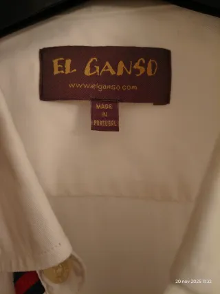 Camisa El Ganso Blanca Talla M