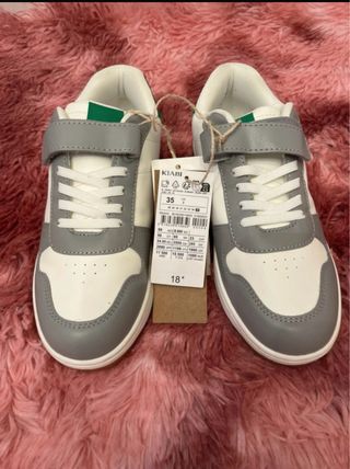 Zapatillas deportivas niño gris y blanco