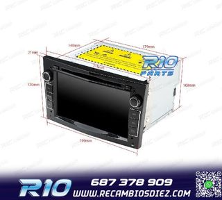 RADIO GPS ANDROID 11 PARA OPEL ASTRA H VIVARO ZAFIRA VECTRA