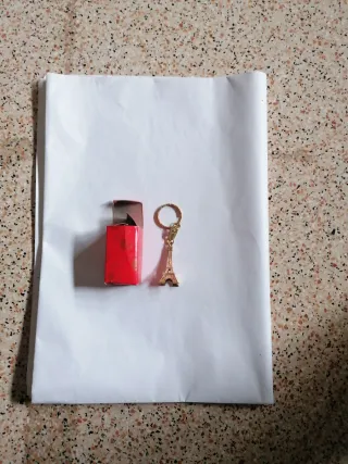 Portachiavi Torre Eiffel dorato