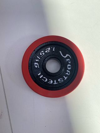 DISCO DE PESA: 1,25KG "SPORTSTECH"