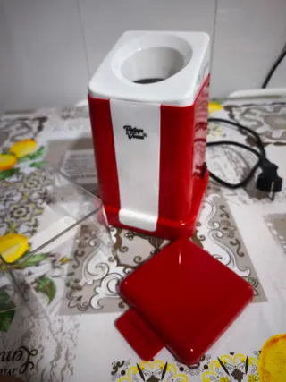Máquina de Palomitas Vintage Roja