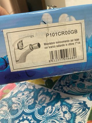 Miscelatore bidet ottone