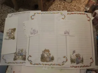 Cartas perfumadas con dibujos infantiles