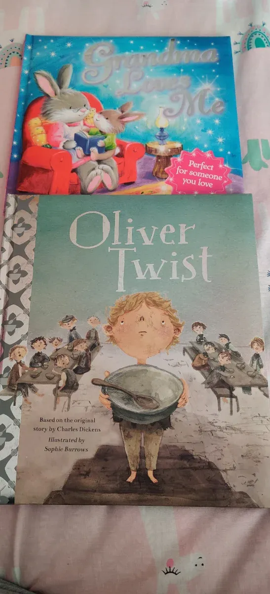 "Oliver Twist" and "Grandms loves me"