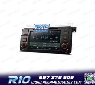 RADIO GPS ANDROID 13 PARA BMW SERIE 3 E46 PANTALLA TÁCTIL 7