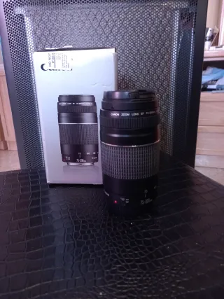 Objetivo Canon EF 75-300mm f/4-5.6 III  filtro UV