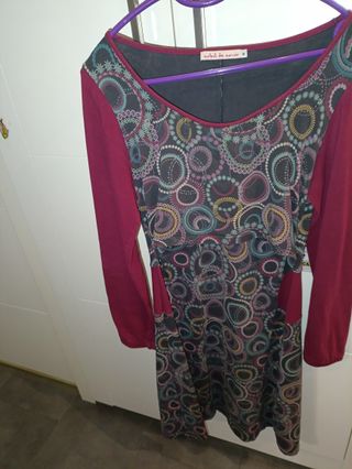 Vestido Lactancia Invierno Árbol de Amor Talla M