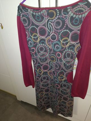 Vestido Lactancia Invierno Árbol de Amor Talla M