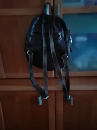 Mochila de piel marrón