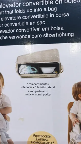 Trona portátil o asiento elevador Jané