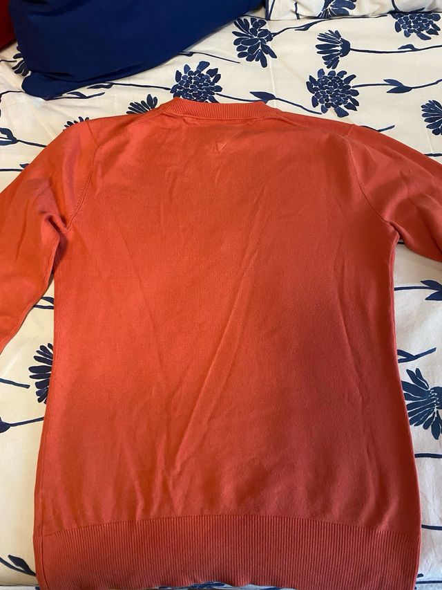 Jersey V-Neck Naranja Tommy Hilfiger Mujer