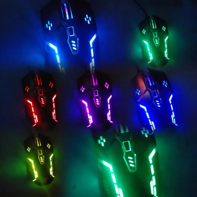 Ratón Gaming LED Multicolor