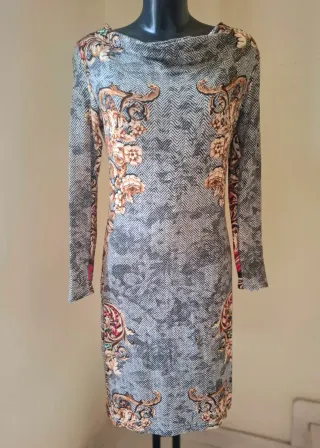 Abito fantasia damascato tartan tg. L