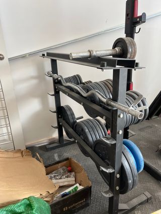 Banco de pesas ajustable