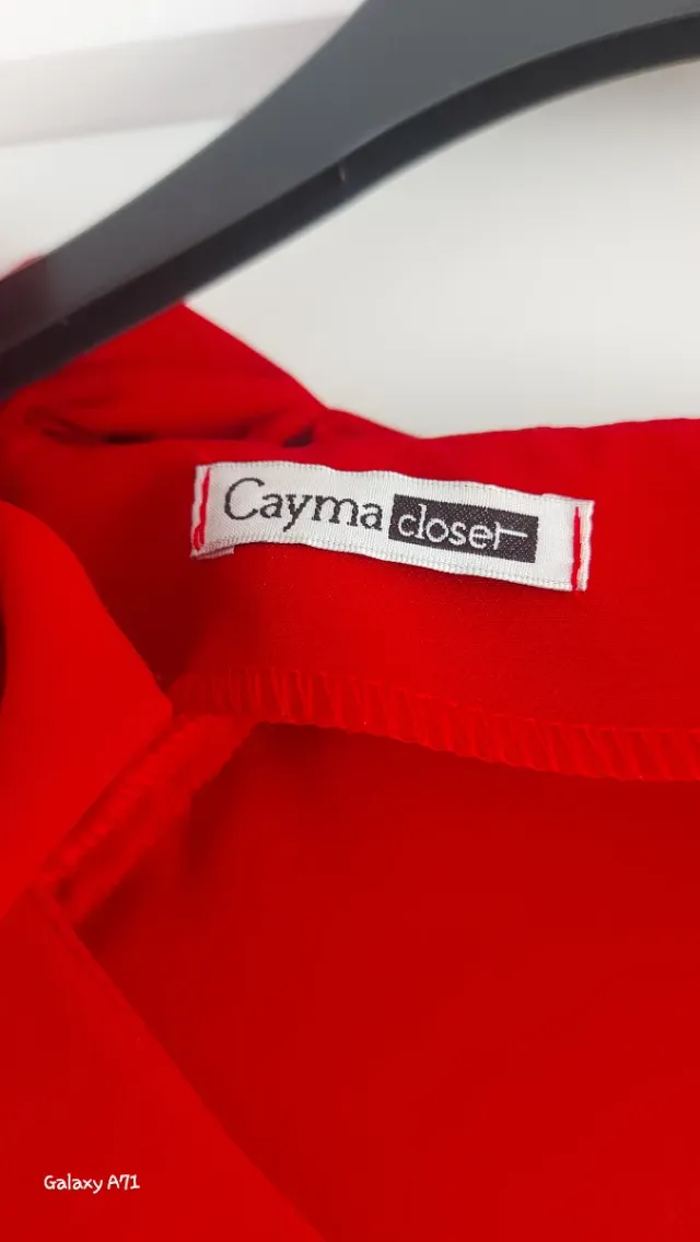 Vestido rojo fiesta talla S