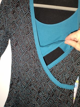 Vestido Lactancia Árbol de Amor Talla M