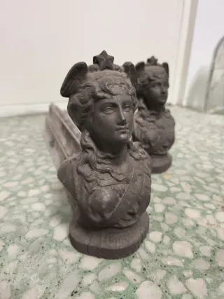 Morillos antiguos franceses chimenea