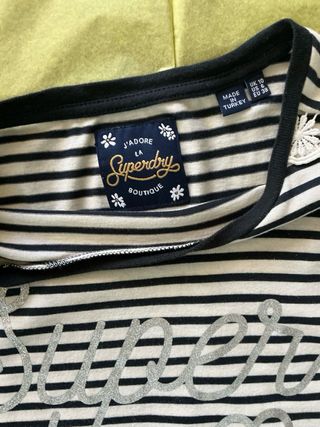 Camiseta Superdry Rayas Encaje