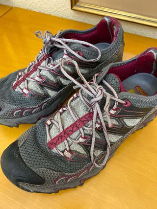 Zapatillas La Sportiva Montaña Gris/Rojo