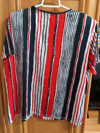 Camiseta rayas multicolor