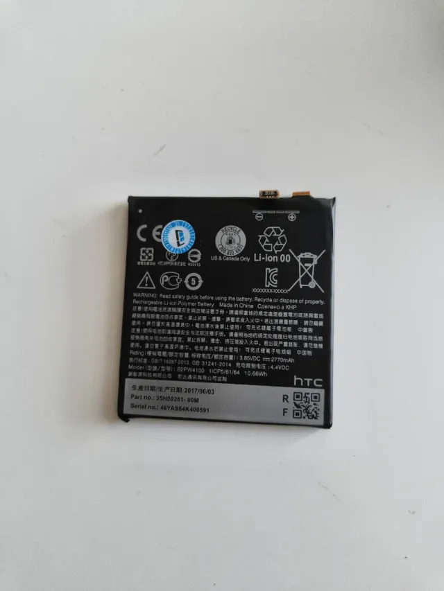 Batería HTC B2PW4100 Li-ion 2770mAh