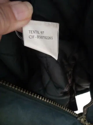 Parka Textil Sport Hombre Talla 50 Verde Oliva