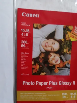 Quaderno portafoto + Carta fotografica Canon