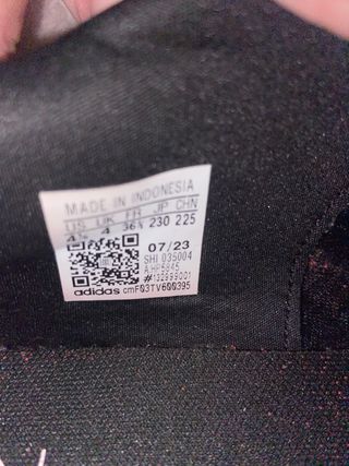 Zapatillas deportivas Adidas negras/blancas