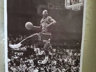 Stampa basket Michael Jordan 78x53 cm