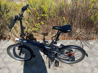 Bicicleta plegable OXYLANE azul