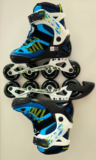 Patines en línea ajustables Oxelo, talla 35-38.