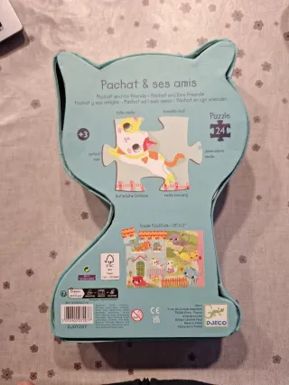 Puzzle Djeco Gato y Pajarito