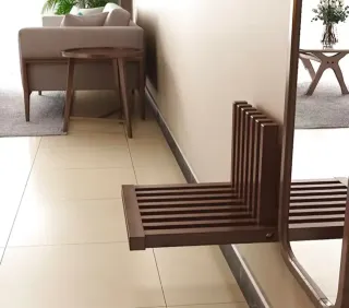 Silla Banqueta plegable de pared madera