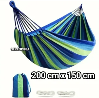 HAMACA EXTRA GRANDE DOBLE (200 CM X 150 CM)