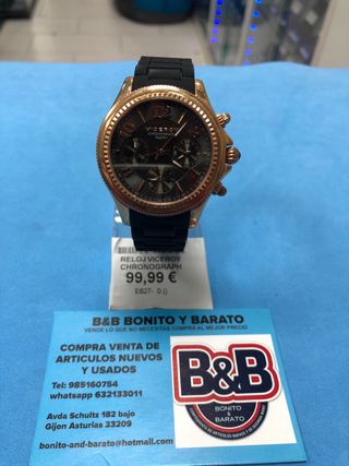 Reloj Viceroy Chronograph Dorado y Negro