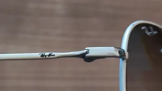 Gafas de Sol Ray-Ban color blanco.