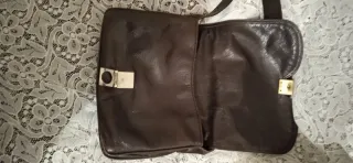 Borsa tracolla vintage donna testa di moro