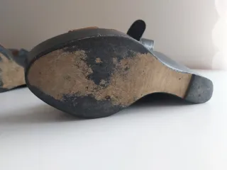 Zeppe Marella donna nere e marroni vera pelle.