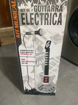 Set Guitarra Eléctrica Infantil con Micrófono