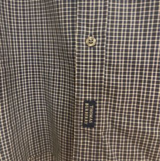 Camisa de cuadros azul talla XXL